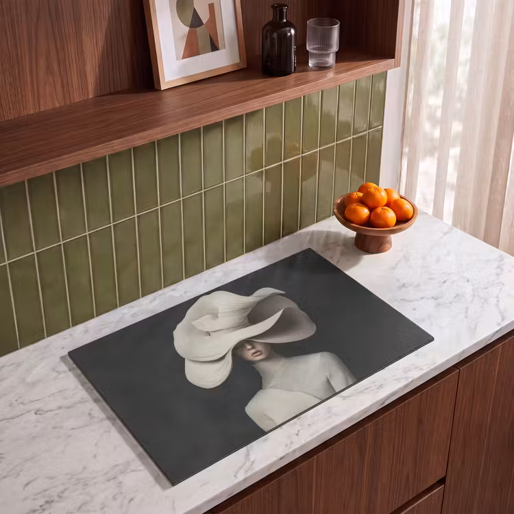 Inductie beschermer - Modern - Vrouw - Hoed — 4