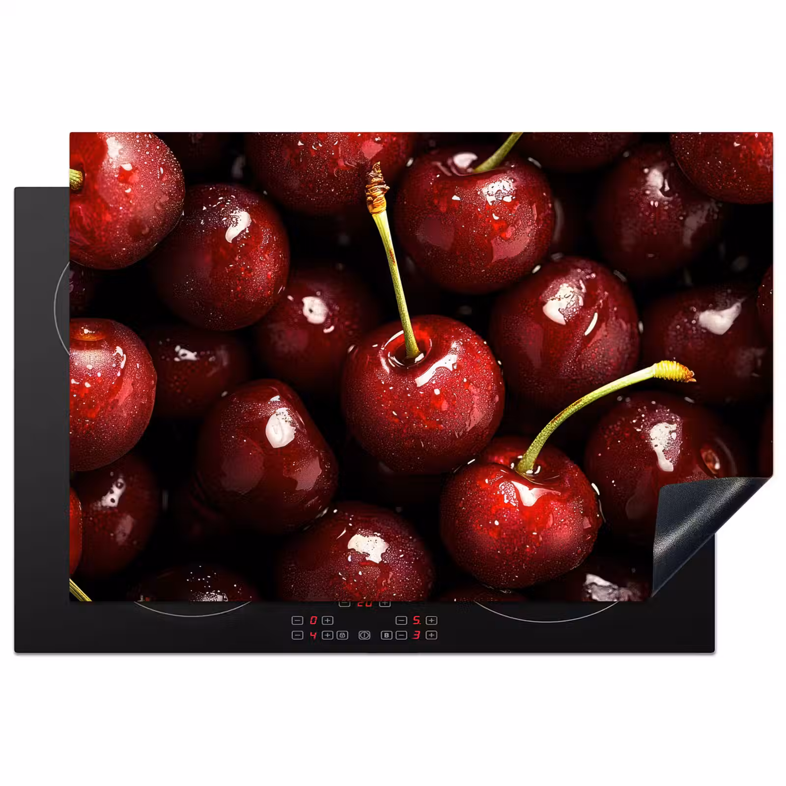 Inductie beschermer - Rood - Fruit - Kersen — 1