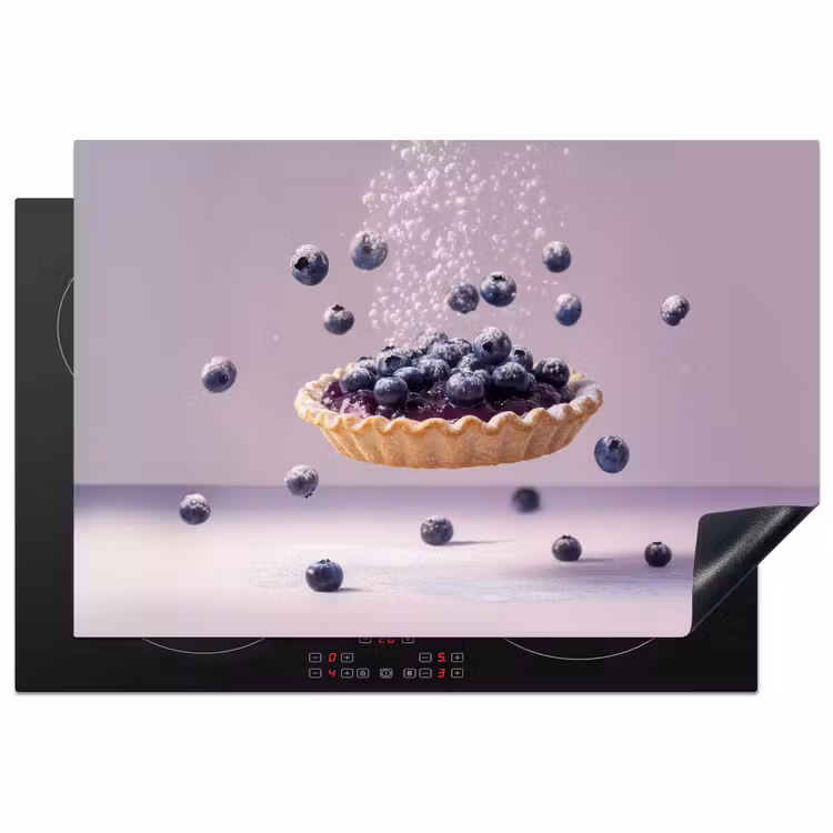 Inductie beschermer - Eten - Taart - Bessen - Blauw — 2
