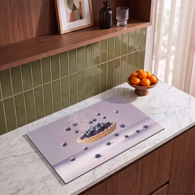 Inductie beschermer - Eten - Taart - Bessen - Blauw — 4