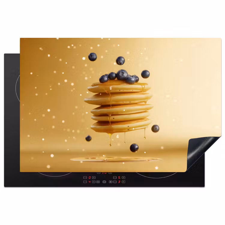 Inductie beschermer - Pannenkoeken - Eten - Honing - Geel — 1