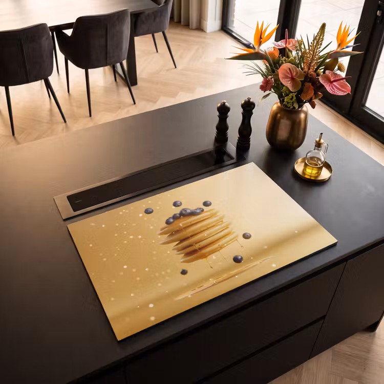 Inductie beschermer - Pannenkoeken - Eten - Honing - Geel — 3