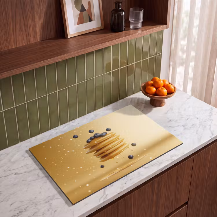 Inductie beschermer - Pannenkoeken - Eten - Honing - Geel — 4