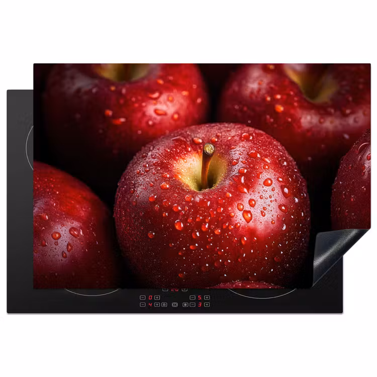 Inductie beschermer - Rood - Appels - Fruit — 1