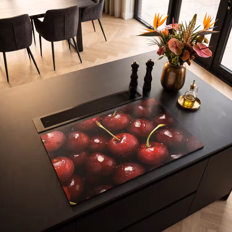 Inductie beschermer - Rood - Fruit - Kersen — 3