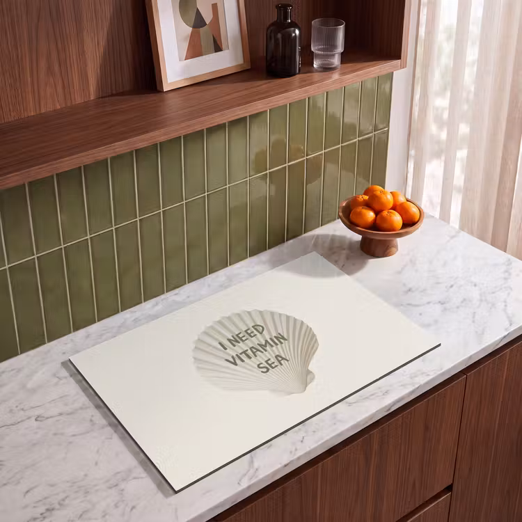Inductie beschermer - Schelp - Quote - Groen — 4
