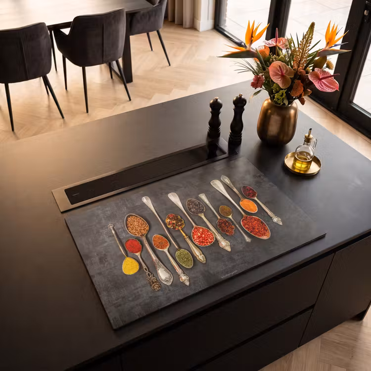 Inductie beschermer - Kruiden - Lepels - Beton — 3