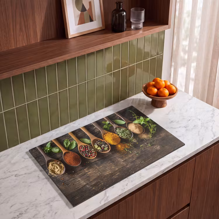 Inductie beschermer - Lepels - Hout - Groen — 4