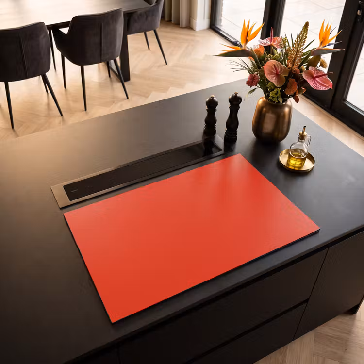 Inductie beschermer - Rood - Kleur - Effen — 3