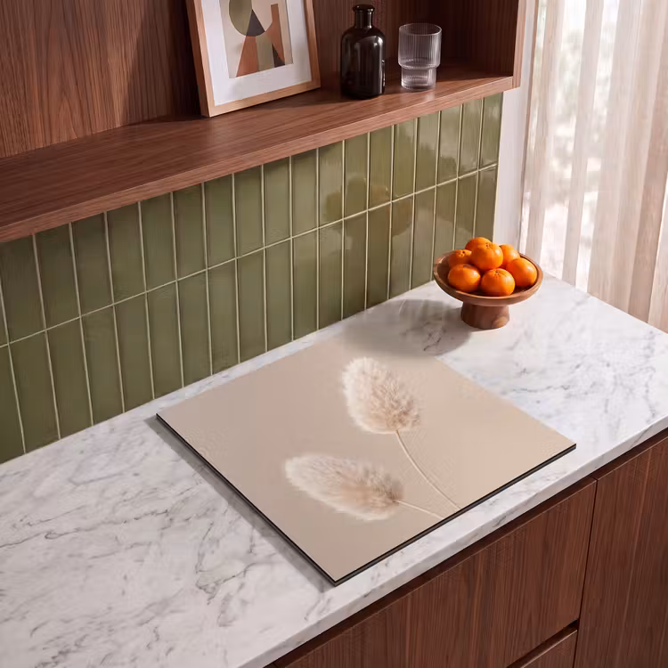Inductie beschermer - Pampas pluimen - Beige - Planten — 4