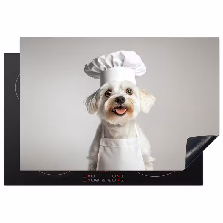 Inductie beschermer - Hond - Wit - Kok — 1