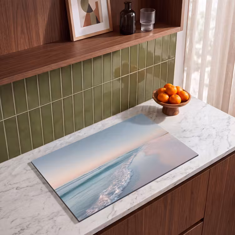 Inductie beschermer - Kustlijn - Pastel - water — 4