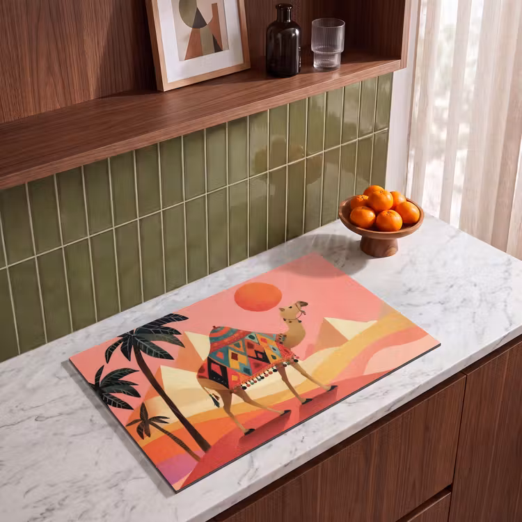 Inductie beschermer - Kameel - Pyramides - Rode zon — 4