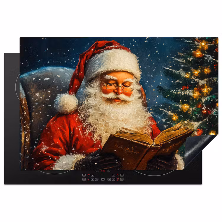 Inductie beschermer - Kerstman - Kerst - Winter - Kerstboom — 2