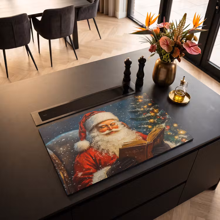 Inductie beschermer - Kerstman - Kerst - Winter - Kerstboom — 3