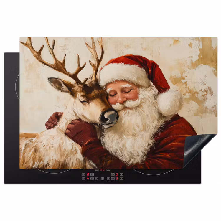 Inductie beschermer - Kerstman - Rendier - Kerst - Christmas — 2