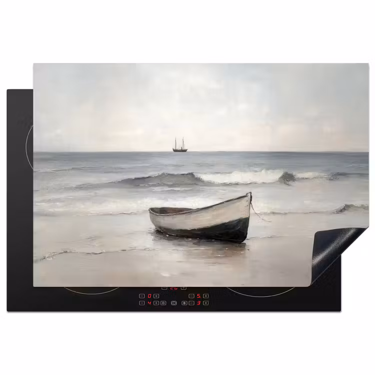 Inductie beschermer - Roeiboot - Zee - Horizon — 1
