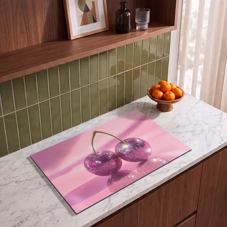 Inductie beschermer - Glitter - Discobol - Roze - Kersen — 4