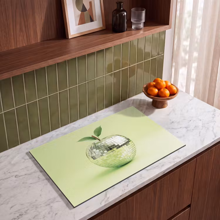 Inductie beschermer - Groen - Disco - Decoratie - Appel — 4