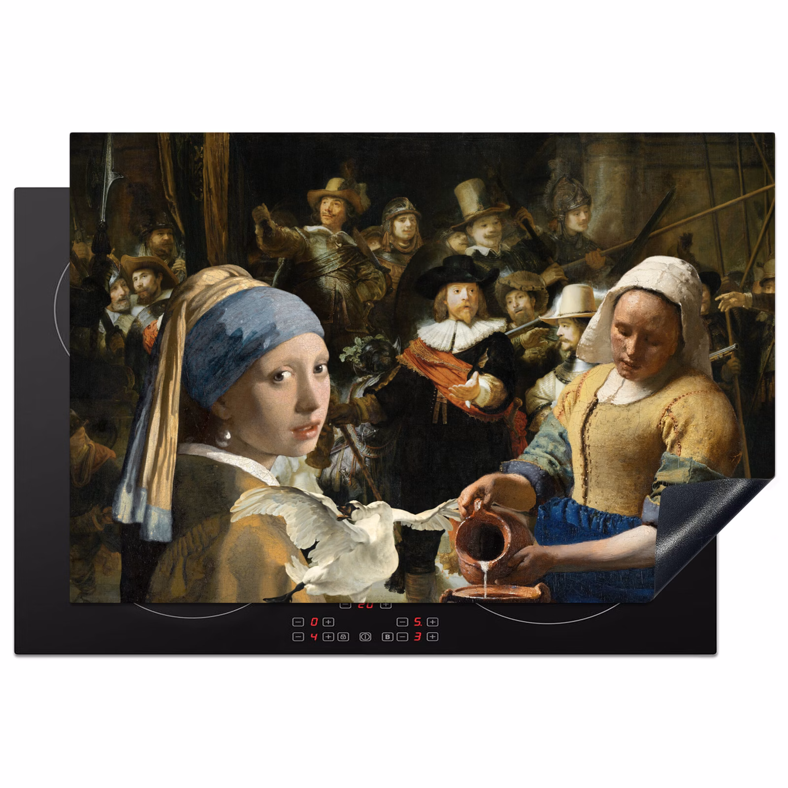 Inductie beschermer - Schilderij - Oude Meesters - Zwaan — 1