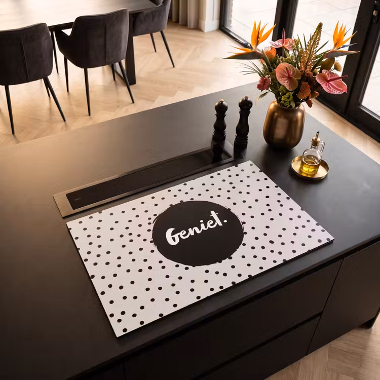 Inductie beschermer - Geniet - Quotes - Tekst - Stippen — 3