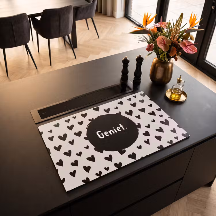 Inductie beschermer - Quotes - Hartje - Tekst - Geniet — 3