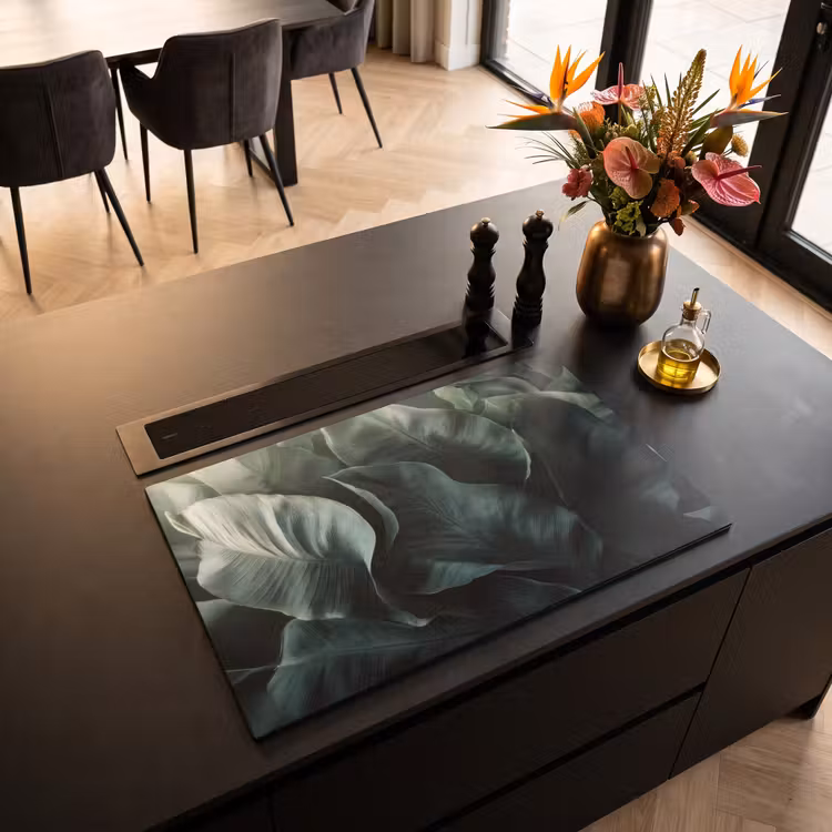 Inductie beschermer - Groen - Bladeren - Glad - Nerven — 3