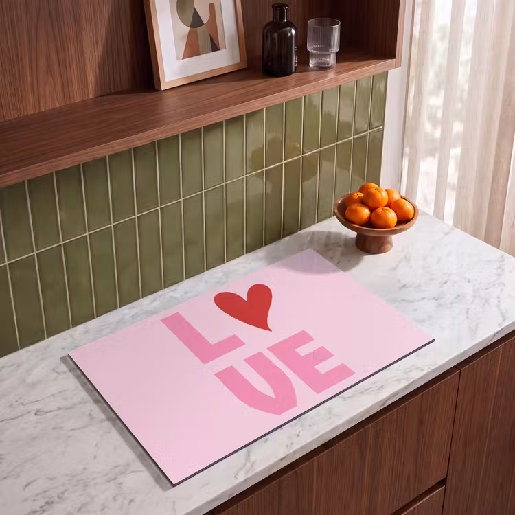 Inductie beschermer - Love - Roze - Hart - Valentijn — 4