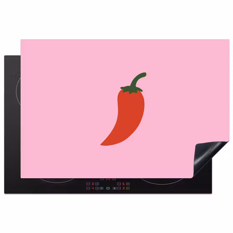 Inductie beschermer - Peper - Rood - Illustratie — 2