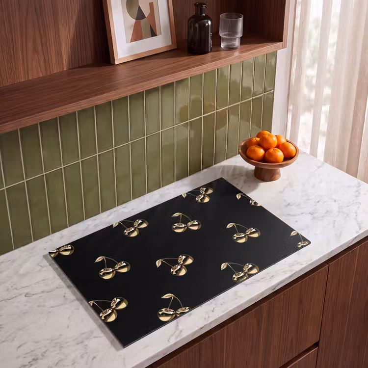 Inductie beschermer - Patroon - Kersen - Goud - Chrome — 4