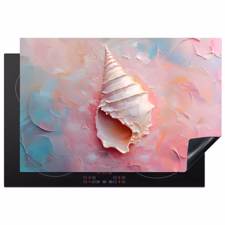 Inductie beschermer - Schelp - Pastel - Pink — 2