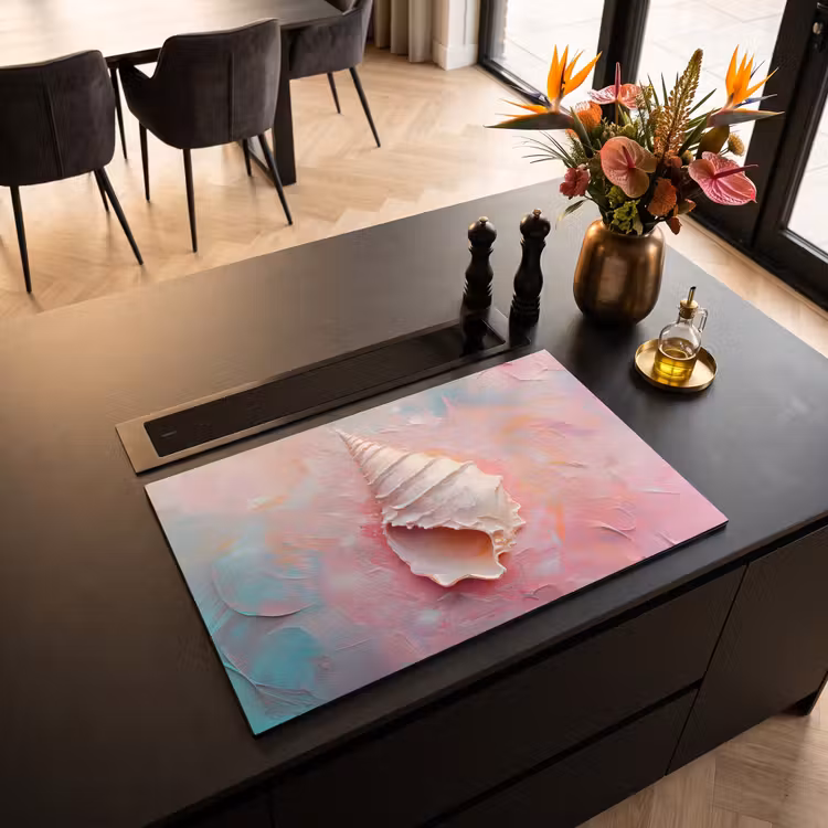 Inductie beschermer - Schelp - Pastel - Pink — 3