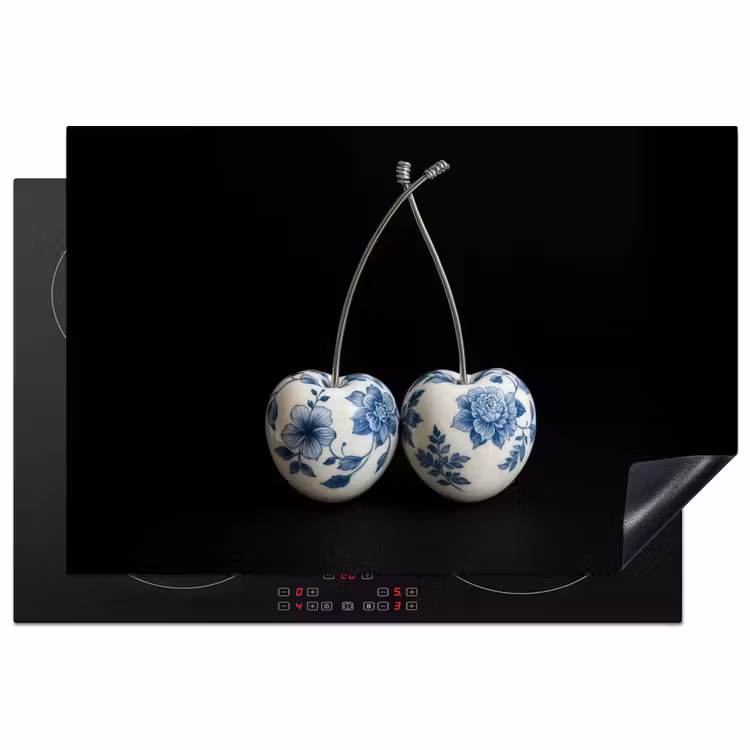 Inductie beschermer - Kersen - Delfts blauw - Fruit — 2
