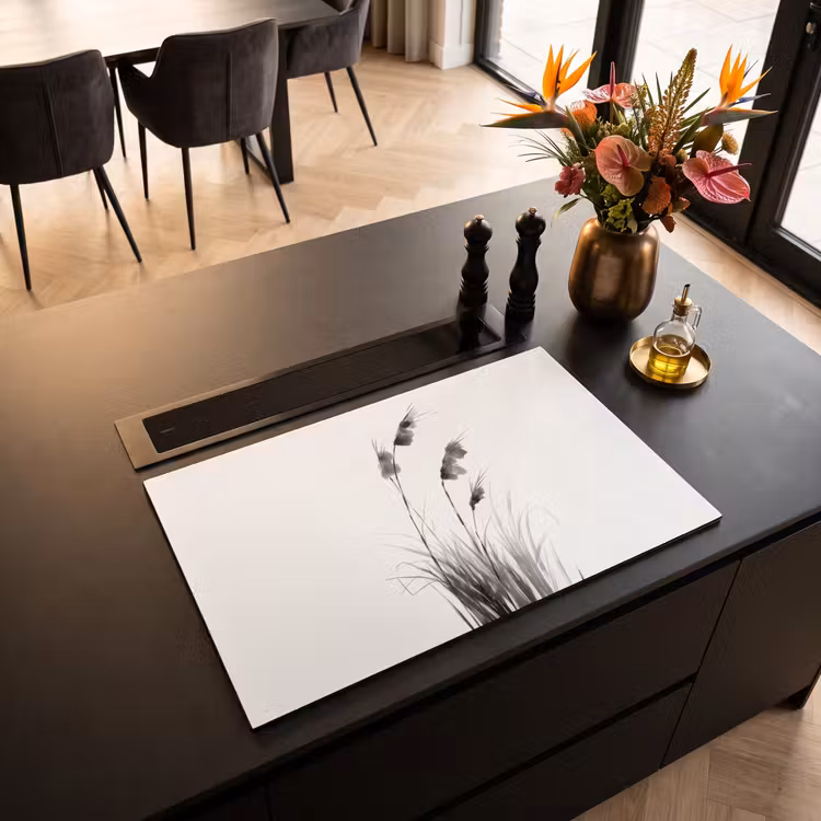 Inductie beschermer - Minimalistisch - Stelen - Wit — 3