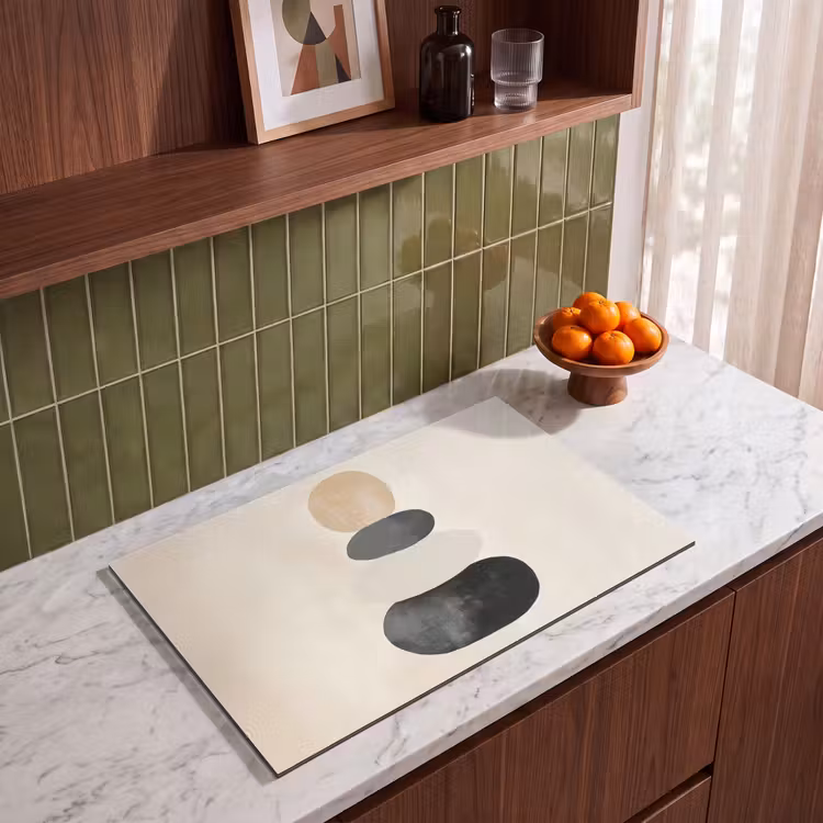 Inductie beschermer - Japandi - Wabi sabi - Beige — 4