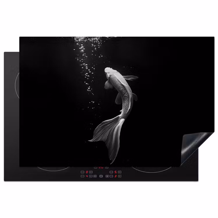 Inductie beschermer - Koi - Vis - Wit - Zwart — 2