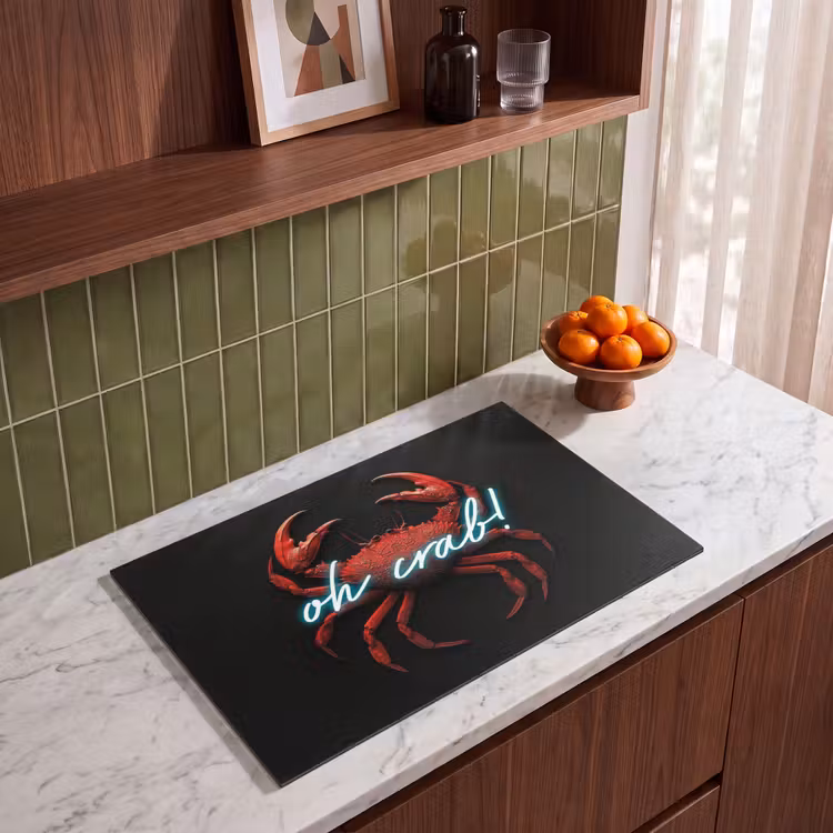 Inductie beschermer - Krab - Rood - Neon - Quote — 4