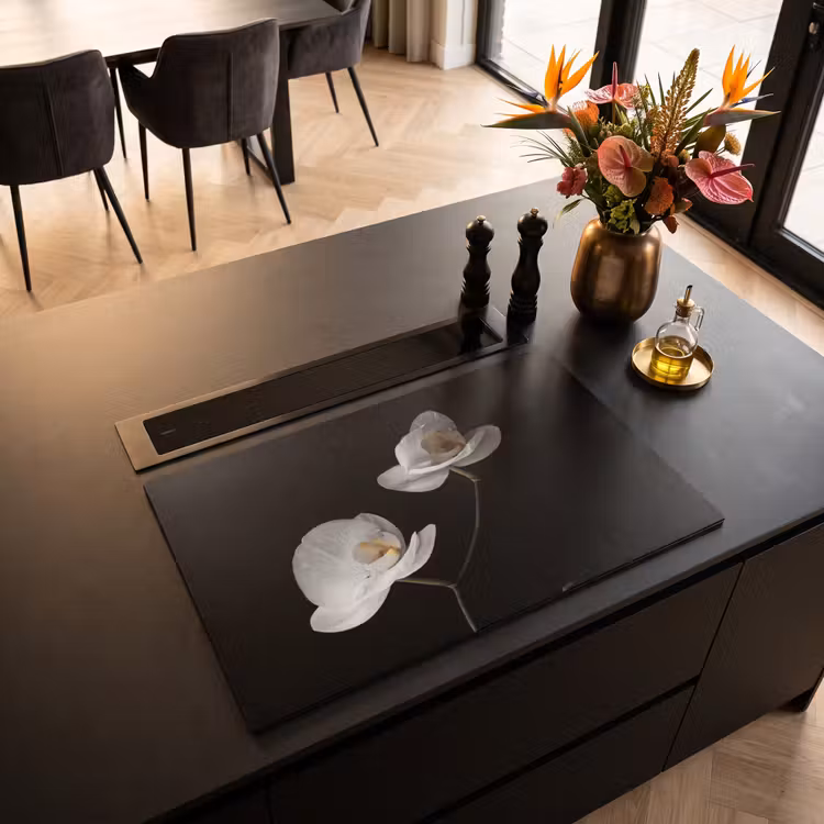 Inductie beschermer - Nachtelijke Orchidee Elegance — 3