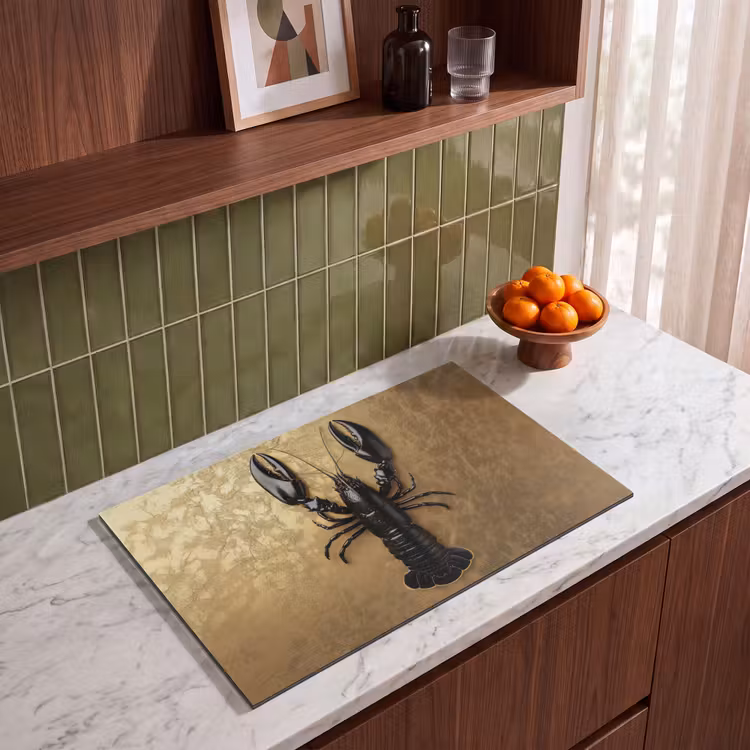 Inductie beschermer - Kreeft - Zwart - Goud - Luxe — 4