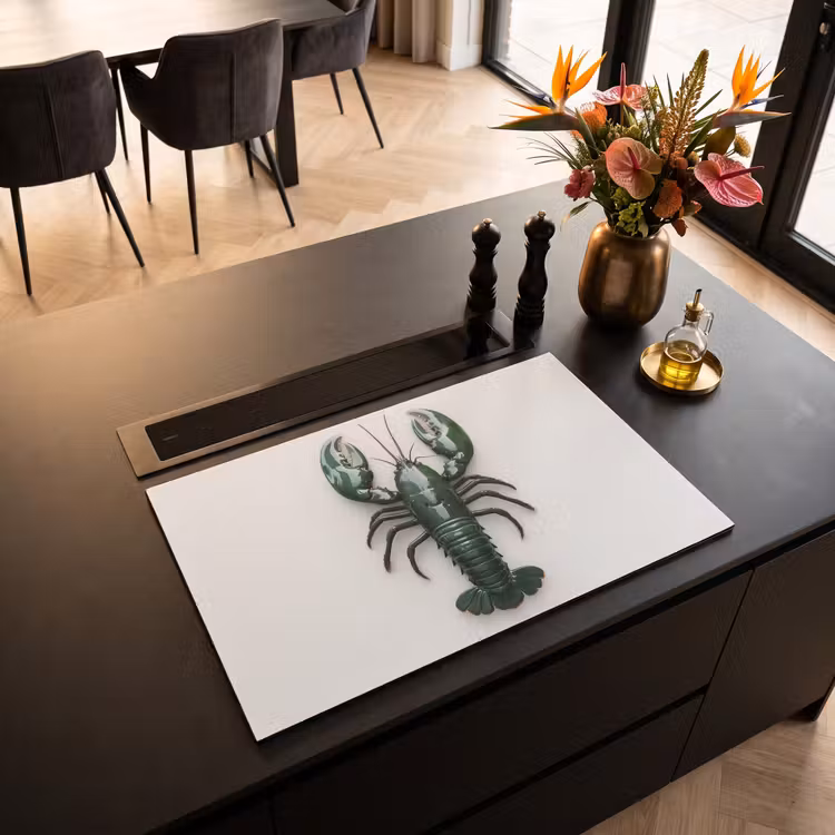 Inductie beschermer - Kreeft - Glossier - Groen - Wit — 3