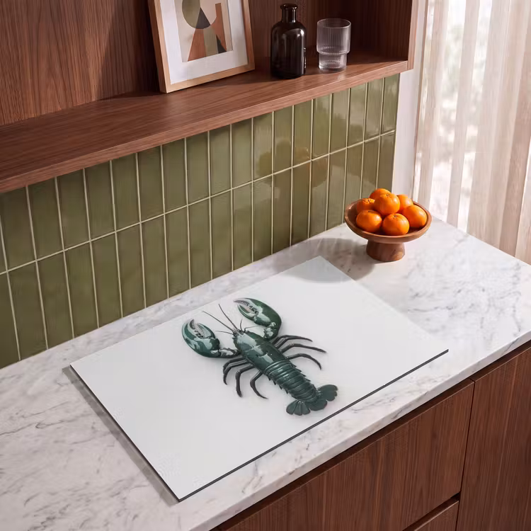 Inductie beschermer - Kreeft - Glossier - Groen - Wit — 4