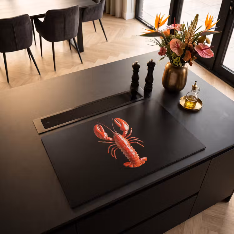 Inductie beschermer - Kreeft - Glossier Rood - Zwart — 3