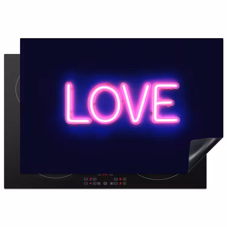 Inductie beschermer - Neon - Love - Valentijn — 2