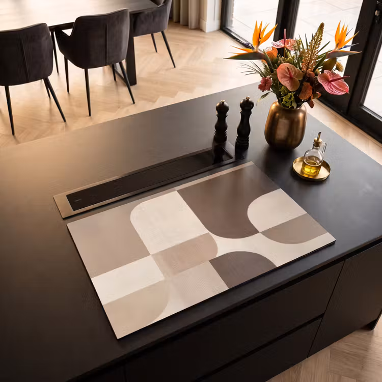 Inductie beschermer - Geometrisch - Geweven structuur - Modern — 3