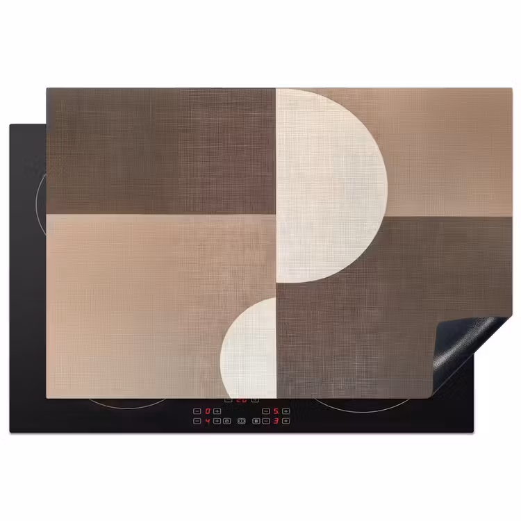 Inductie beschermer - Raster - Halve cirkels - Contrast — 2