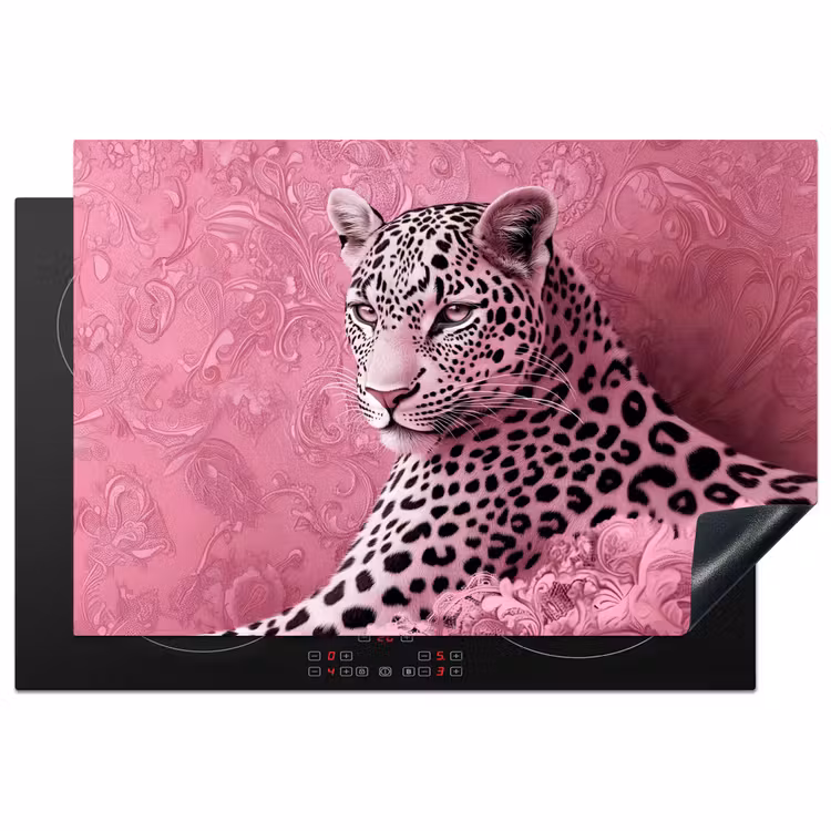 Inductie beschermer - Panter - Luxe - Roze — 2