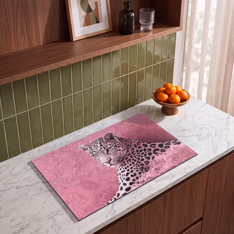 Inductie beschermer - Panter - Luxe - Roze — 4