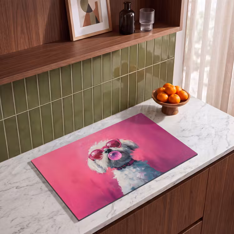 Inductie beschermer - Pink - Hond - Bubbel — 4