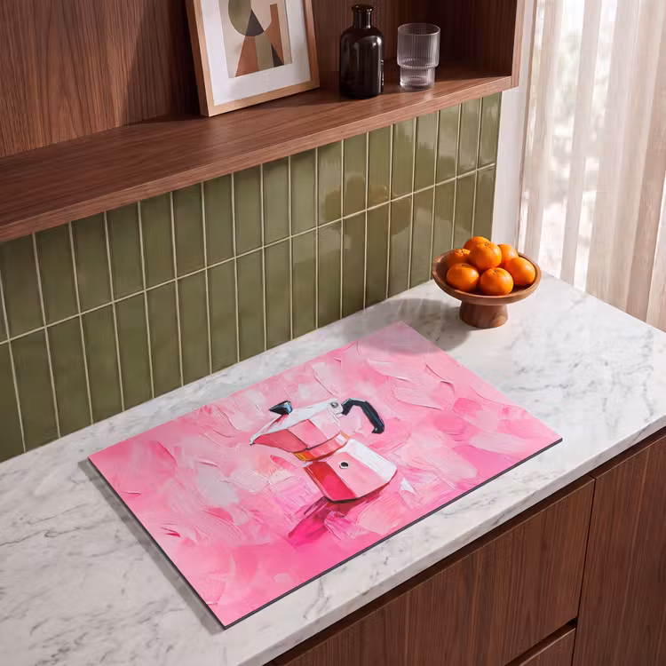 Inductie beschermer - Roze - Verf - Coffee — 4