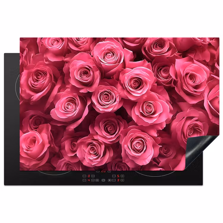Inductie beschermer - Rozen - Pink - Bloem — 1